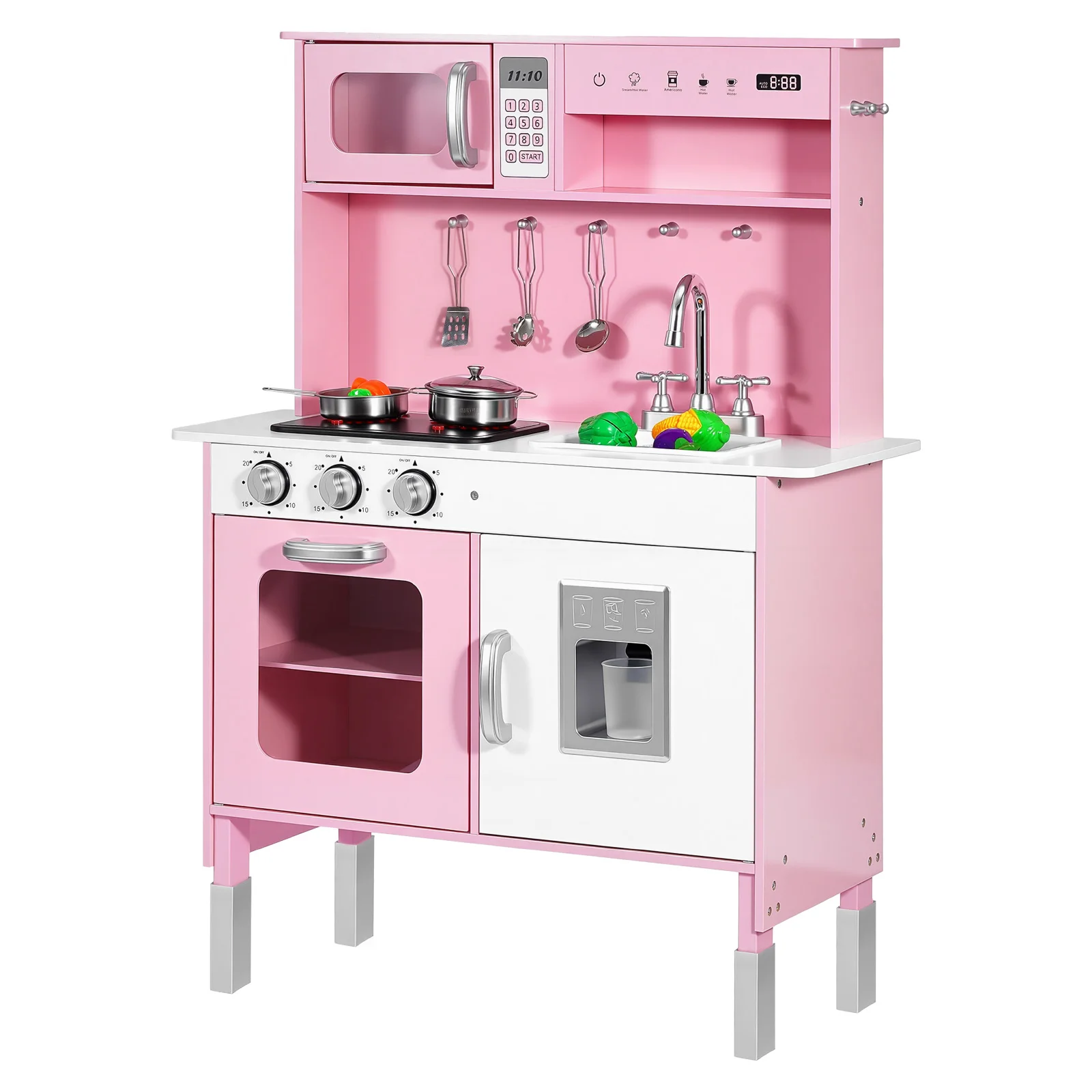 Wooden Kids Kitchen Playset - Image 1