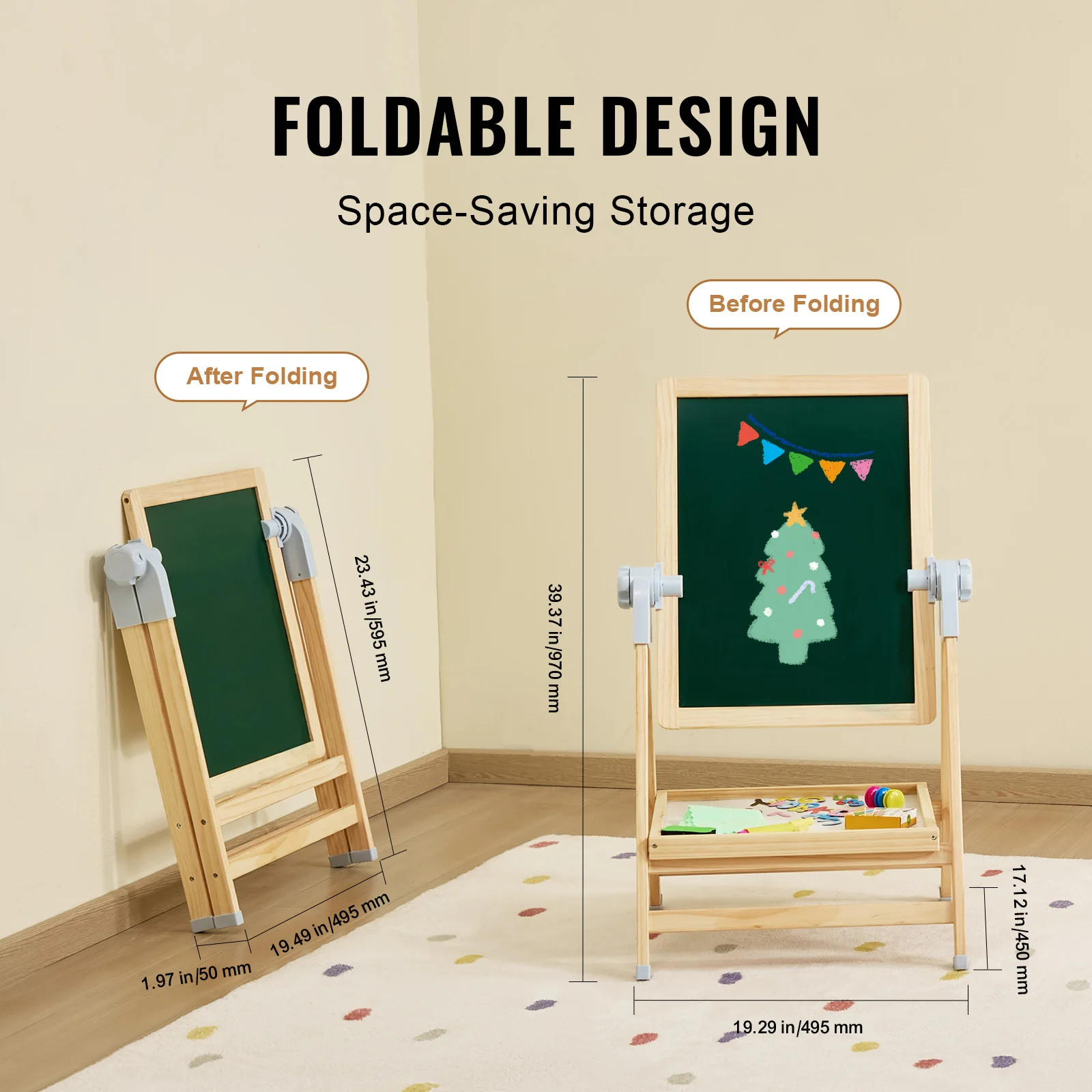 Magnetic Drawing Board  - Art Easel - Image 5