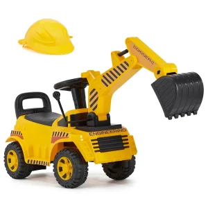 Excavator Digger Toy Ride On Toddler Car - Thumbnail Image 1