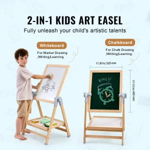 Magnetic Drawing Board  - Art Easel - Thumbnail Image 2