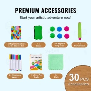 Magnetic Drawing Board  - Art Easel - Thumbnail Image 4