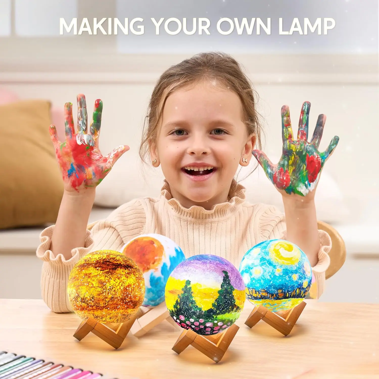 JOYFY DIY 3D Moon Night Light - Image 4