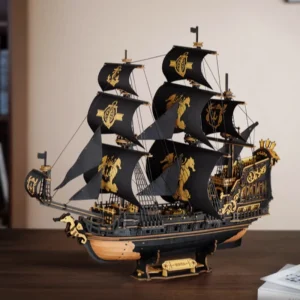 3D Puzzle Wooden Seahouse - Thumbnail Image 2