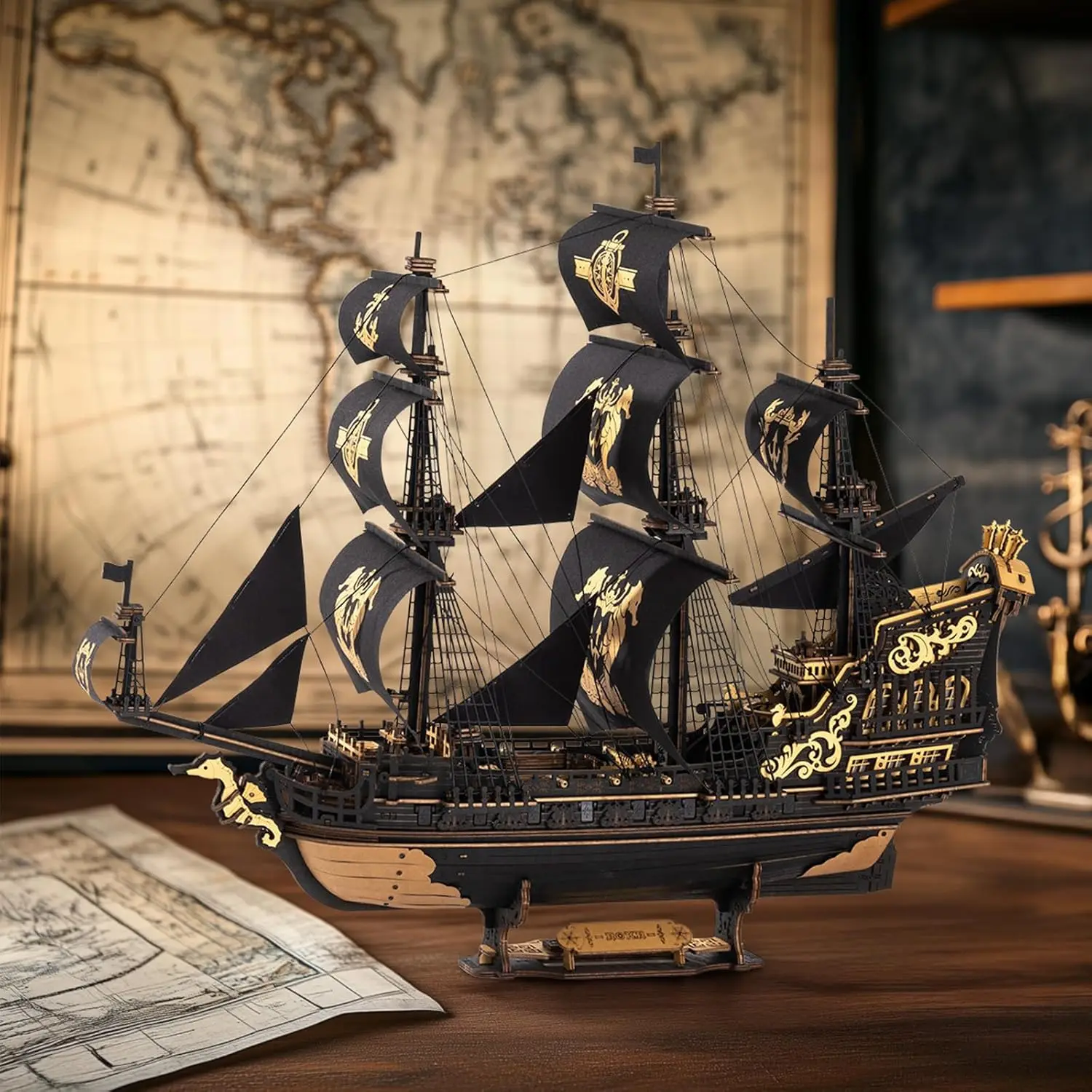 3D Puzzle Wooden Seahouse - Image 3