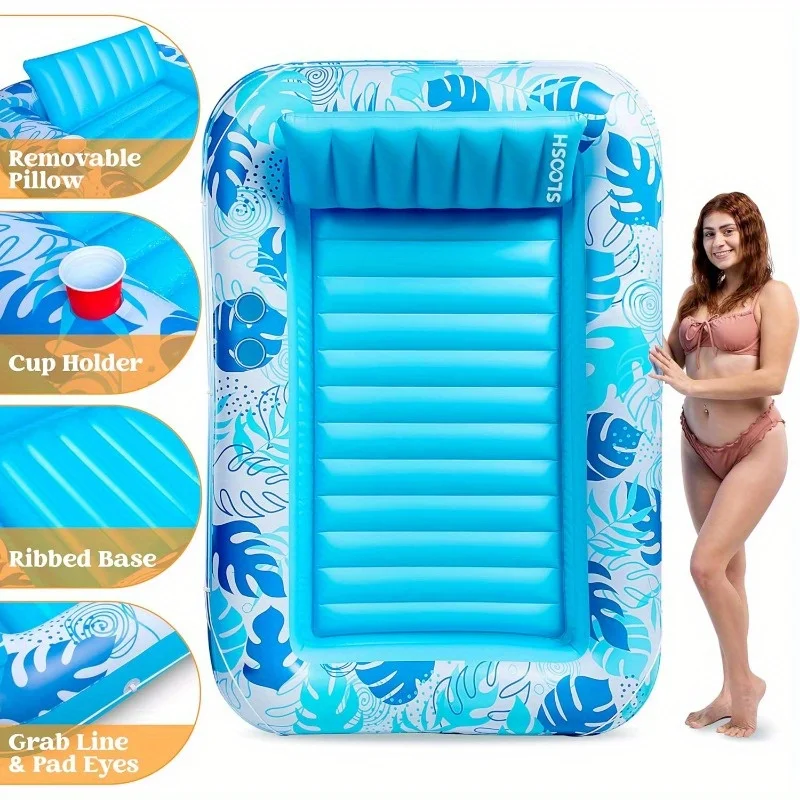 Joyfy 70" x 46" Tub Raft Floatie for Kids - Image 5