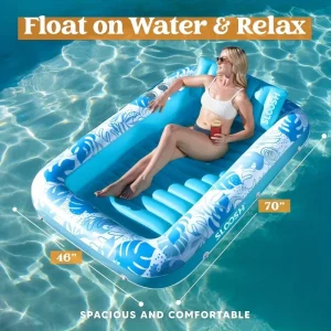 Joyfy 70" x 46" Tub Raft Floatie for Kids - Thumbnail Image 2