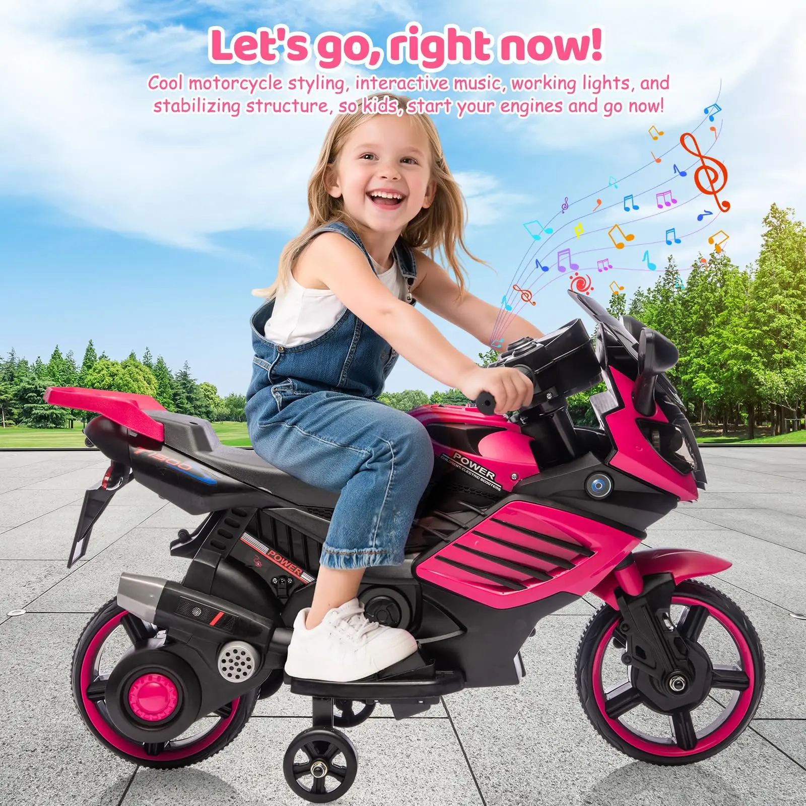 6V Kids Ride On Motorcycle - Image 1