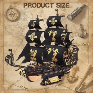 3D Puzzle Wooden Seahouse - Thumbnail Image 4