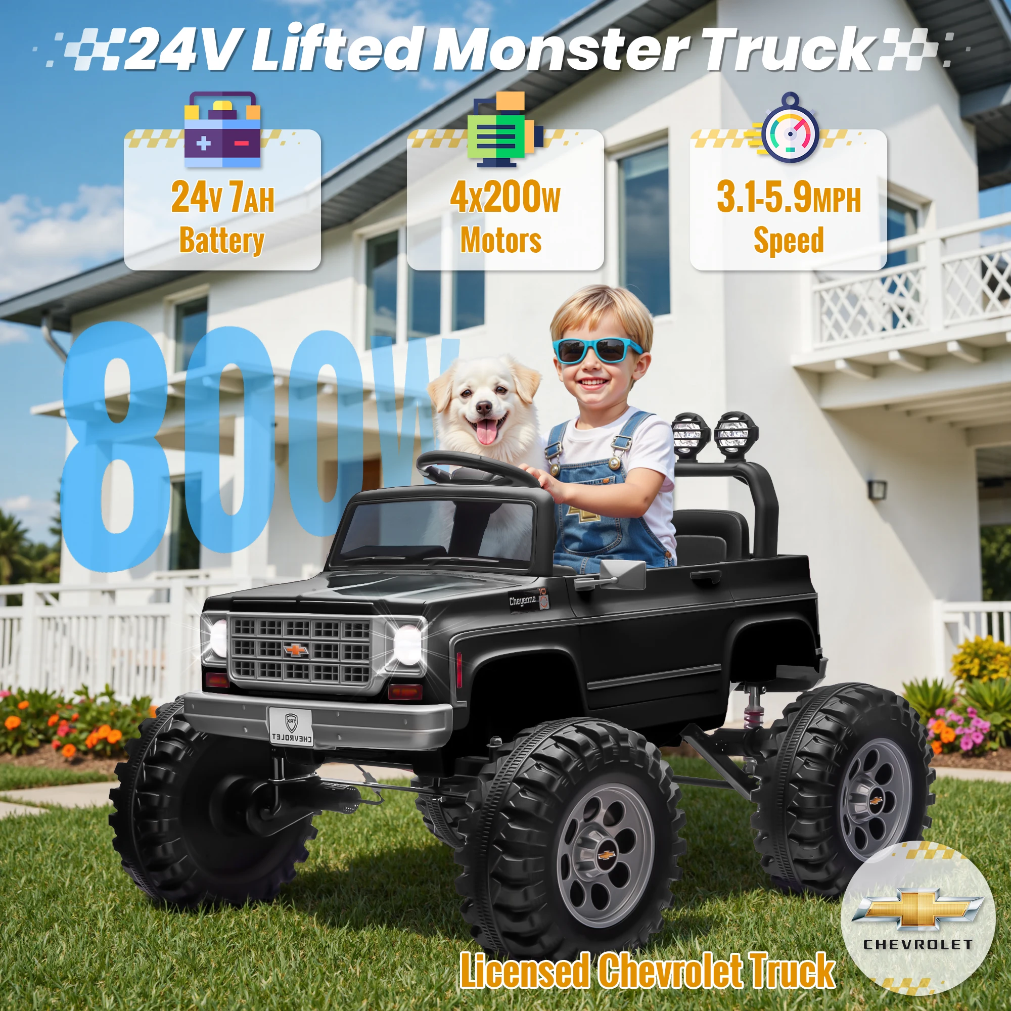Chevrolet Cheyenne 24V Ride on Car - Image 5