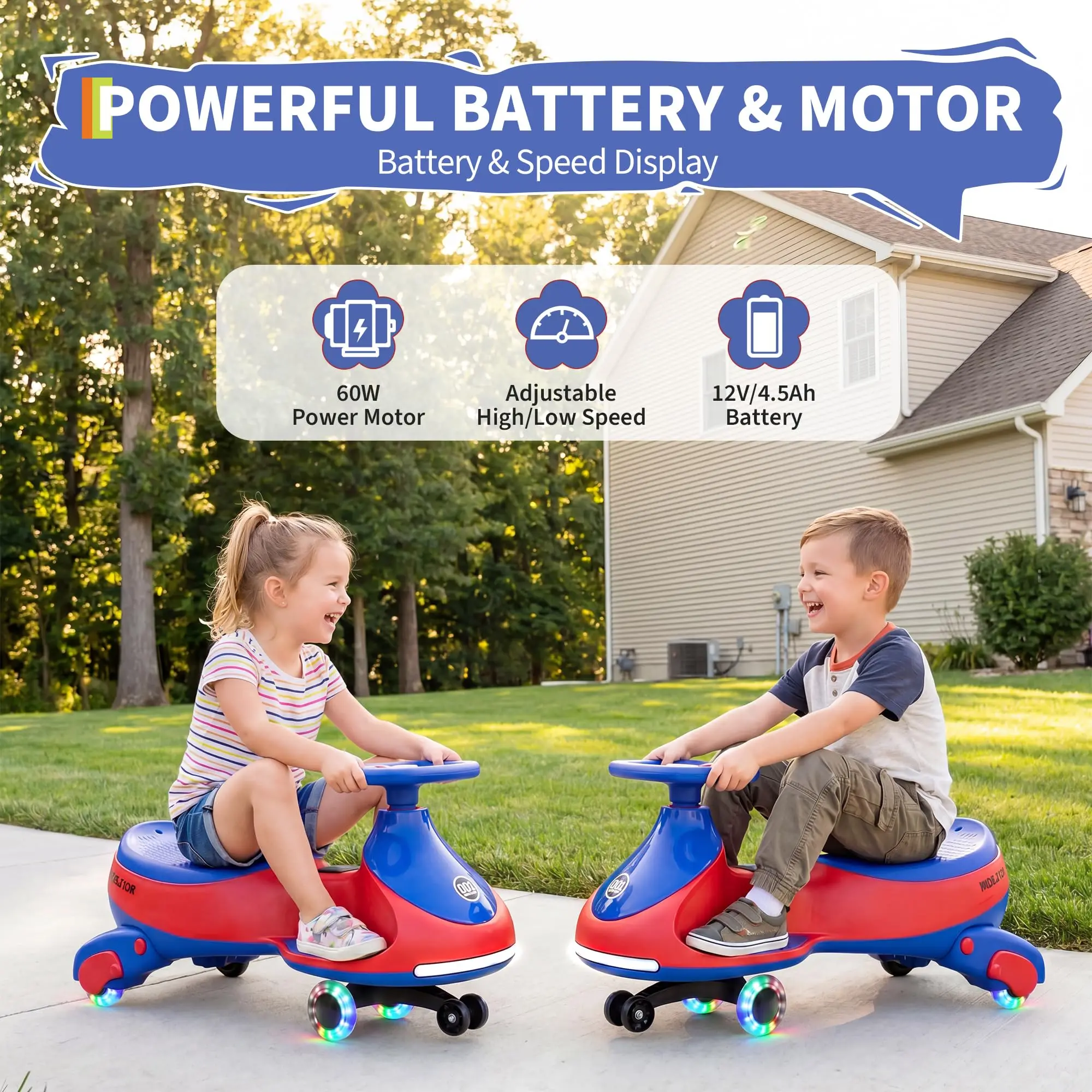 12V Electric Wiggle Car - Image 3