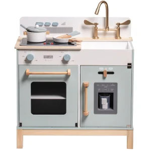 Wooden Kids Kitchen Playset with Sound Light - Thumbnail Image 5