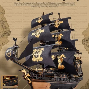 3D Puzzle Wooden Seahouse - Thumbnail Image 5