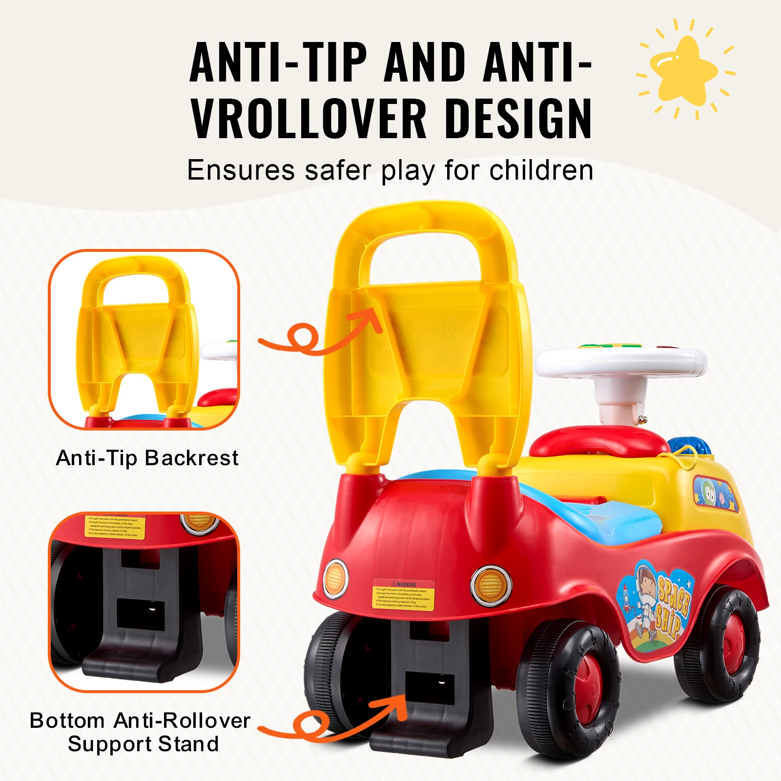 Toddler Ride On Push Car - Image 5